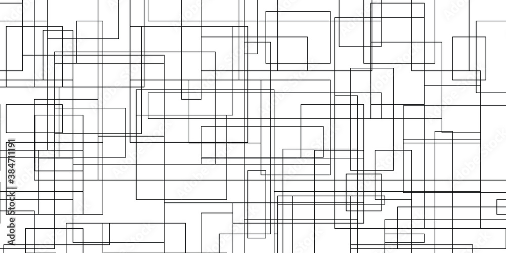 abstract random rectangles vector design illustration