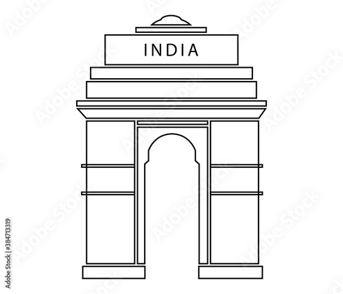 monuments Indian Redford vector design illustration 