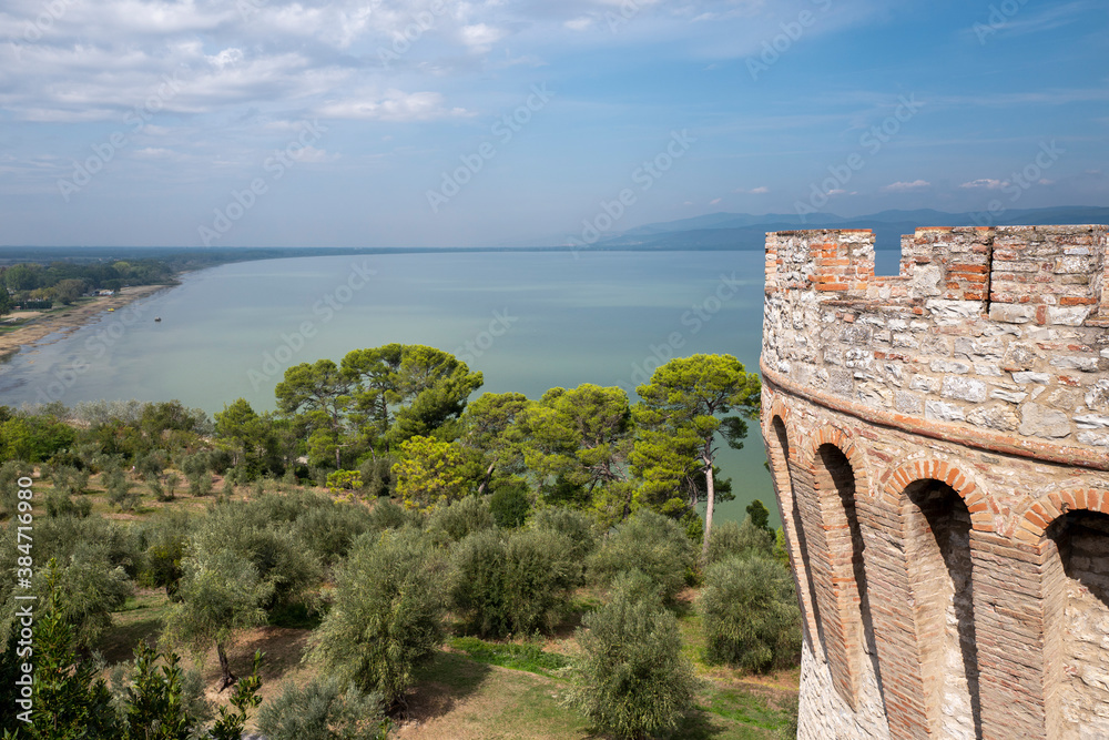 Fototapeta premium Castiglione del Lago Toskana Kastell