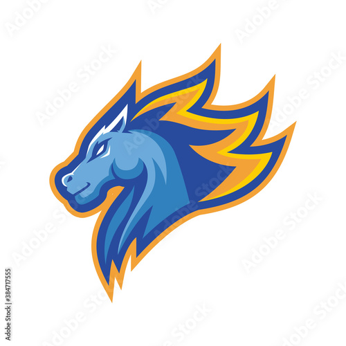 Horse Mascot Logo