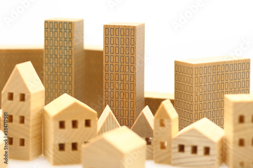 miniature buildings