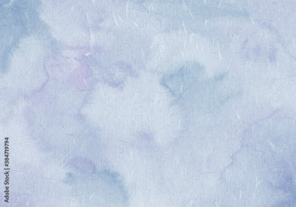 texture background18 青い和紙 水彩にじみ背景	