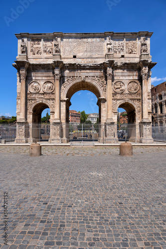 Photography Arch of Constantine in Rome, Italy