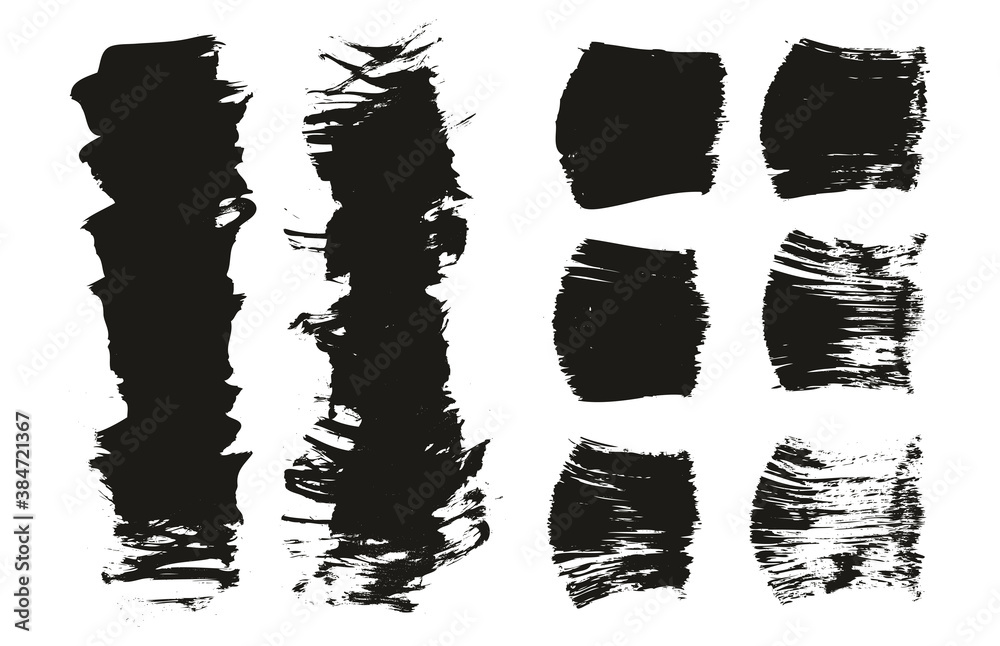 Flat Paint Brush Thick Short Mix Background High Detail Abstract Vector Background Mix Set Flat Paint Brush Thick Short Mix Background High Detail Abstract Vector Background Mix Set
