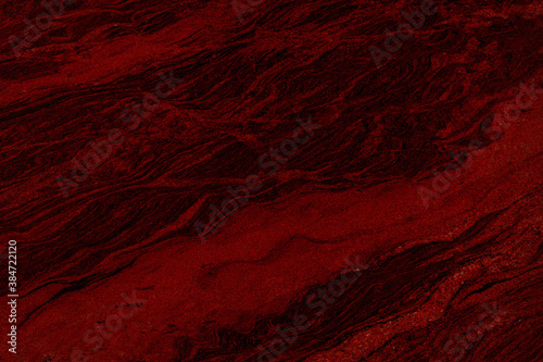 Red Multi Color granite - natural polished stone slab, texture for perfect interior, background or other design project.