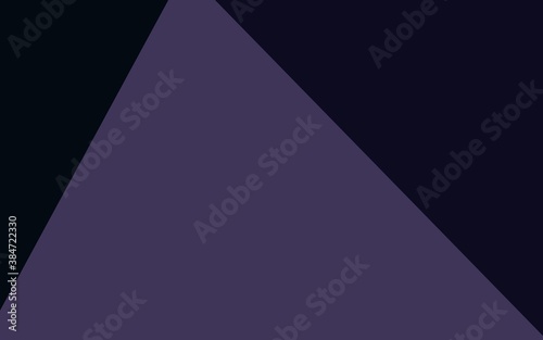 Dark Purple vector shining triangular background.