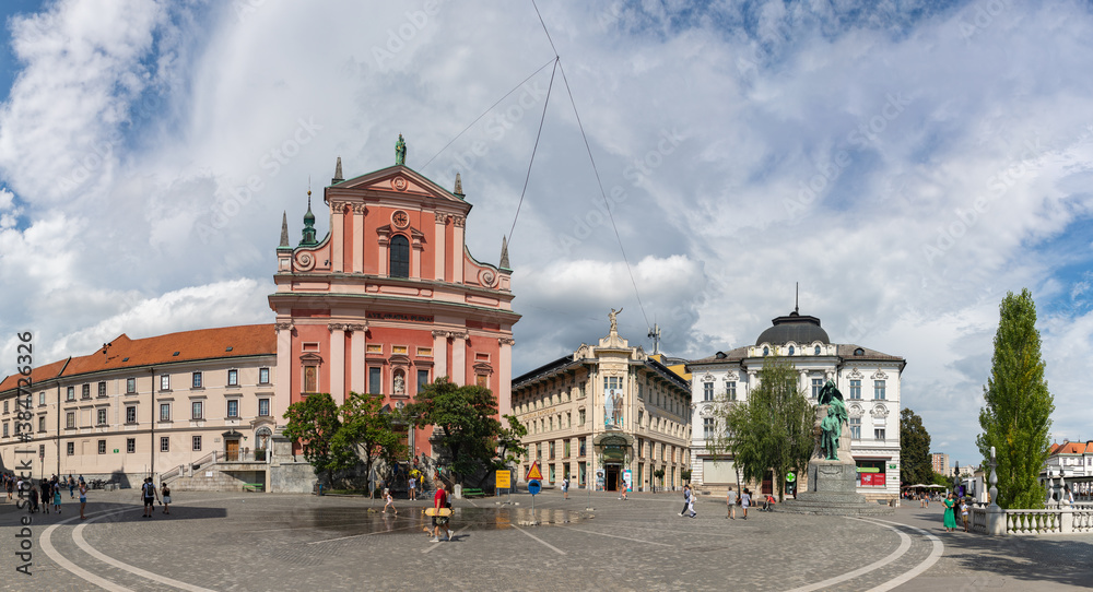 Obraz premium Prešeren Square Panorama