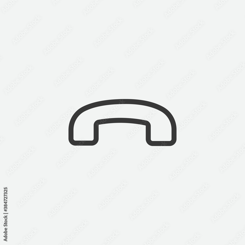 Telephone icon isolated on background. Phone symbol modern, simple, vector, icon for website design, mobile app, ui. Vector Illustration Telephone icon isolated on background. Phone symbol modern, simple, vector, icon for website design, mobile app, ui. Vector Illustration