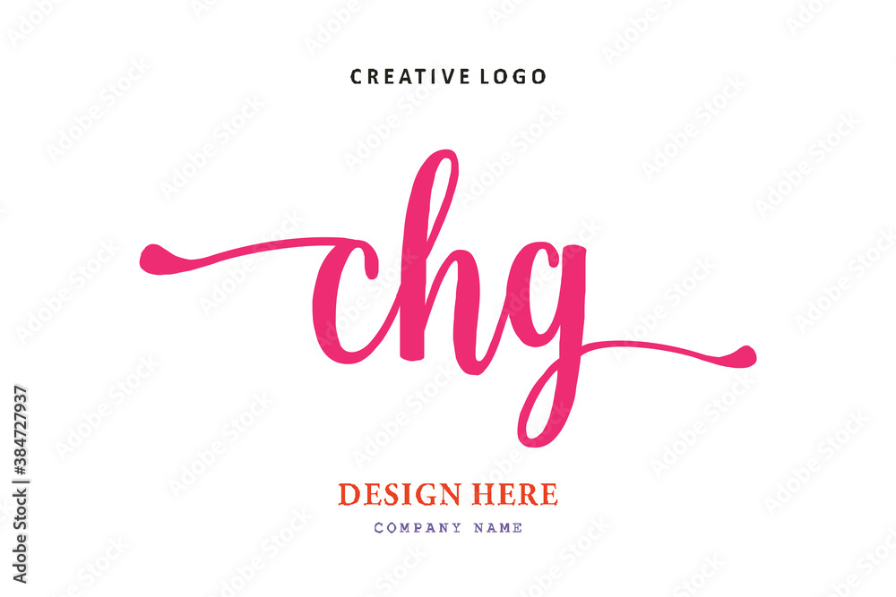 simple CHG letter arrangement logo is easy to understand, simple and authoritative simple CHG letter arrangement logo is easy to understand, simple and authoritative