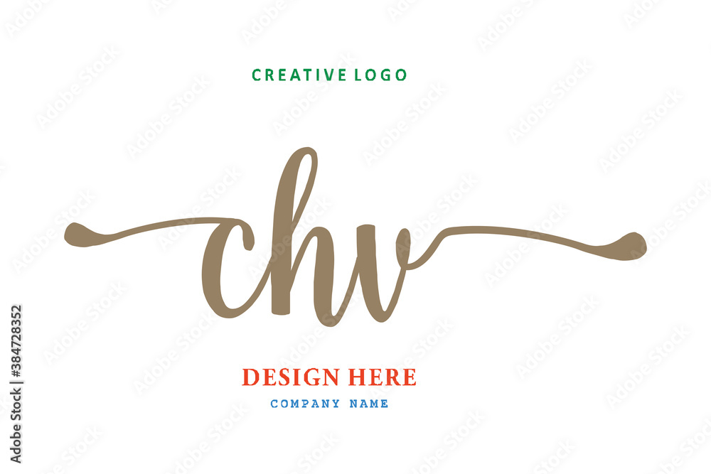simple CHV letter arrangement logo is easy to understand, simple and authoritative simple CHV letter arrangement logo is easy to understand, simple and authoritative