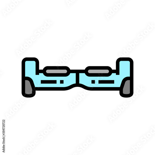 gyroscooter transport color icon vector. gyroscooter transport sign. isolated symbol illustration