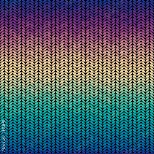 Seamless background pattern. Imitation of Sweater knitting with melange effect.