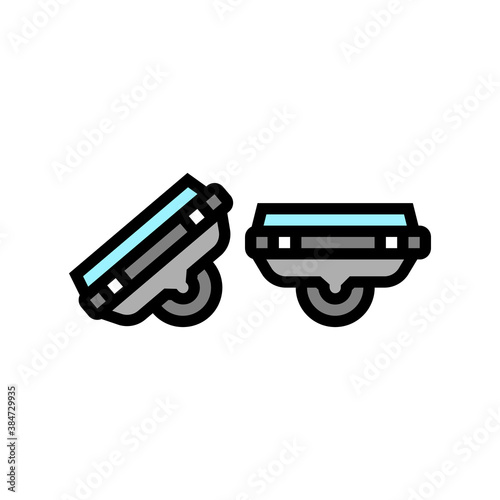 gyroshoes transport color icon vector. gyroshoes transport sign. isolated symbol illustration