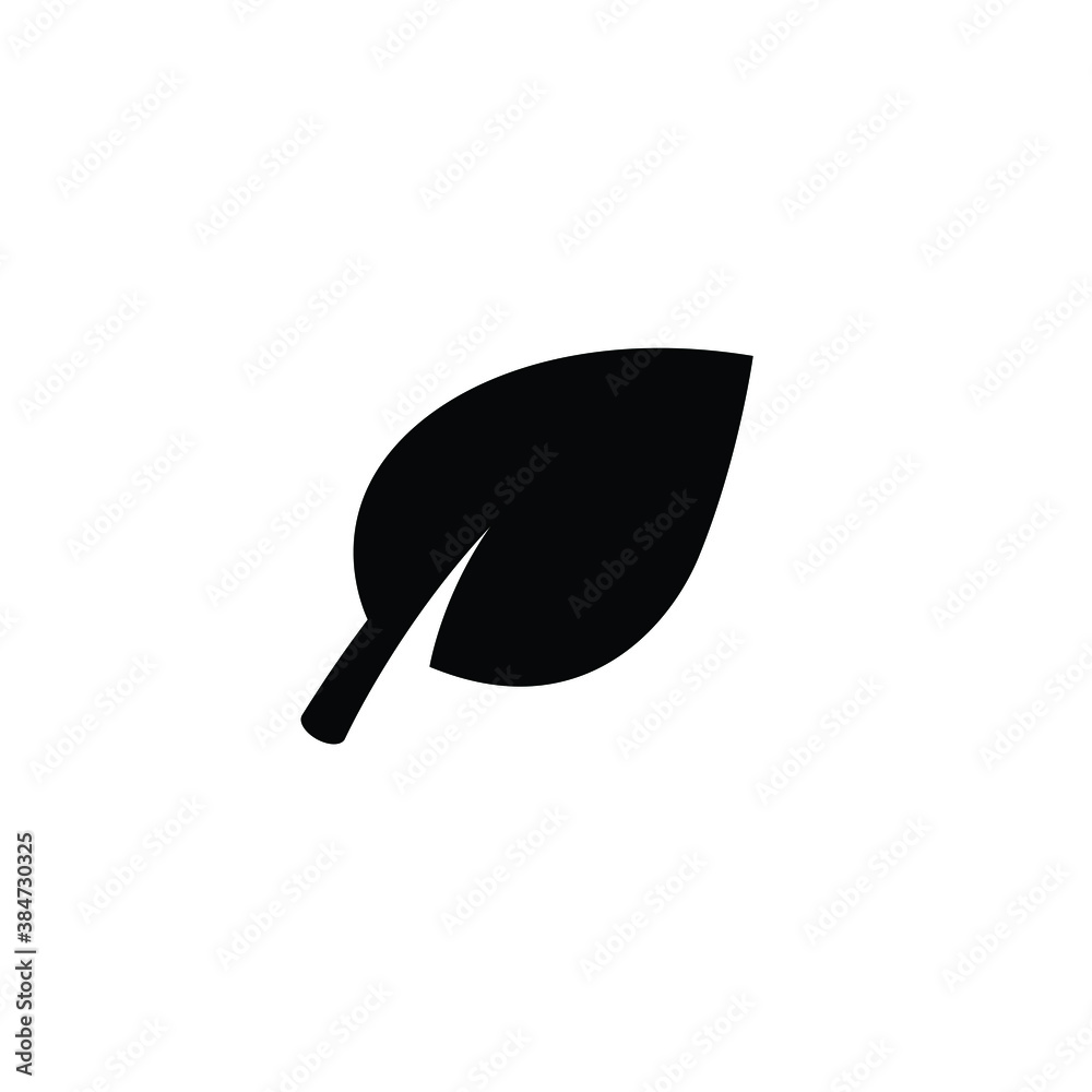 Fototapeta premium Leaf icon vector