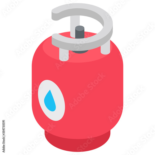 
Container having gas inside known as gas cylinder 
