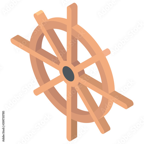 
Eight sticks attached together is the concept of rudder 
