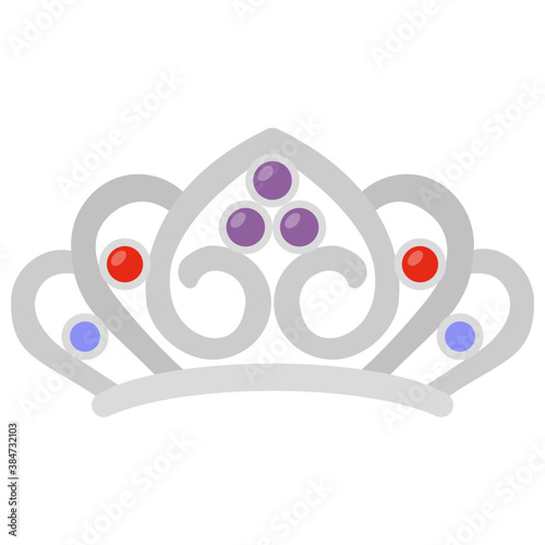 
A very expensive crown often for royal family, diamond crown 
