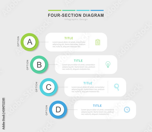 Business infographics template