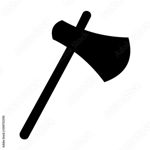 
Mattock icon design for digging and excavation
