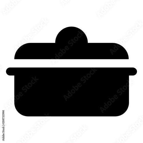 
A casserole with cooked food 
