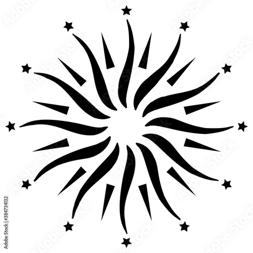 
Magical firework in the sky for parties, epic firework 
