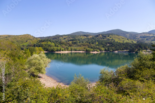 Giacopiane lake is an artificial reservoir located in the Sturla valley in the municipality of Borzonasca, inland of Chiavari, Genoa province, Italy