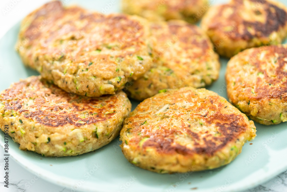Zucchini cakes Zucchini cakes