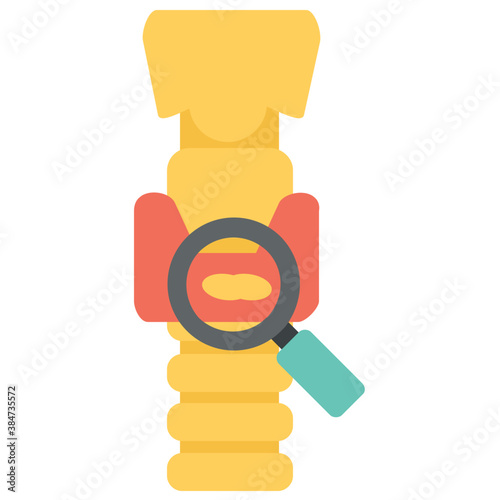 
Carcinoembryonic antigen icon design of white background
