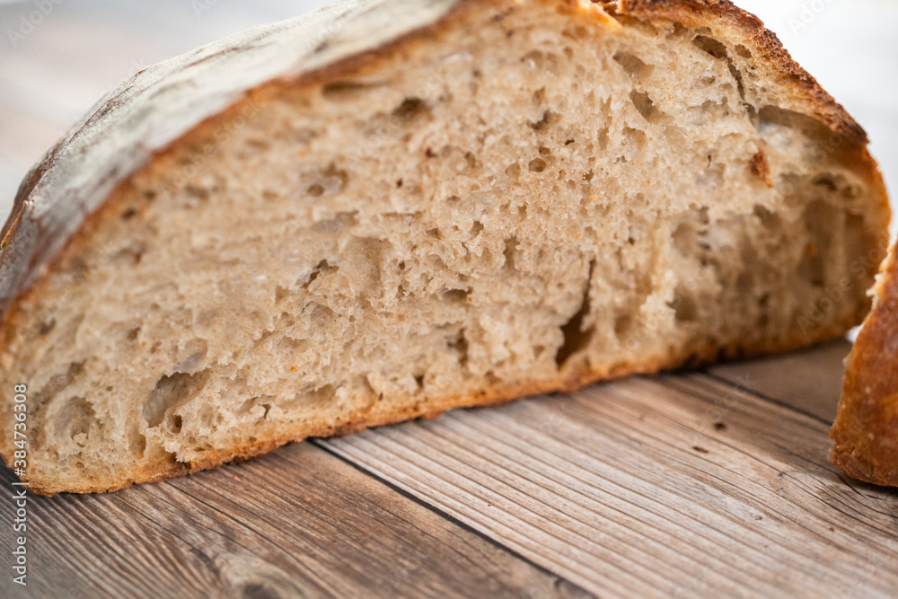 .Sourdough rye bread