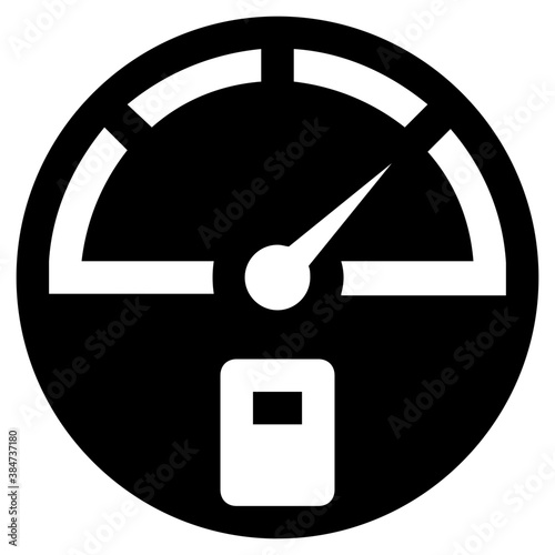 
A gauge to measure pressure or speed, pressure meter 
