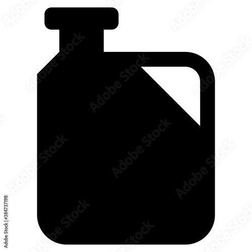 
A container filled with petrol
