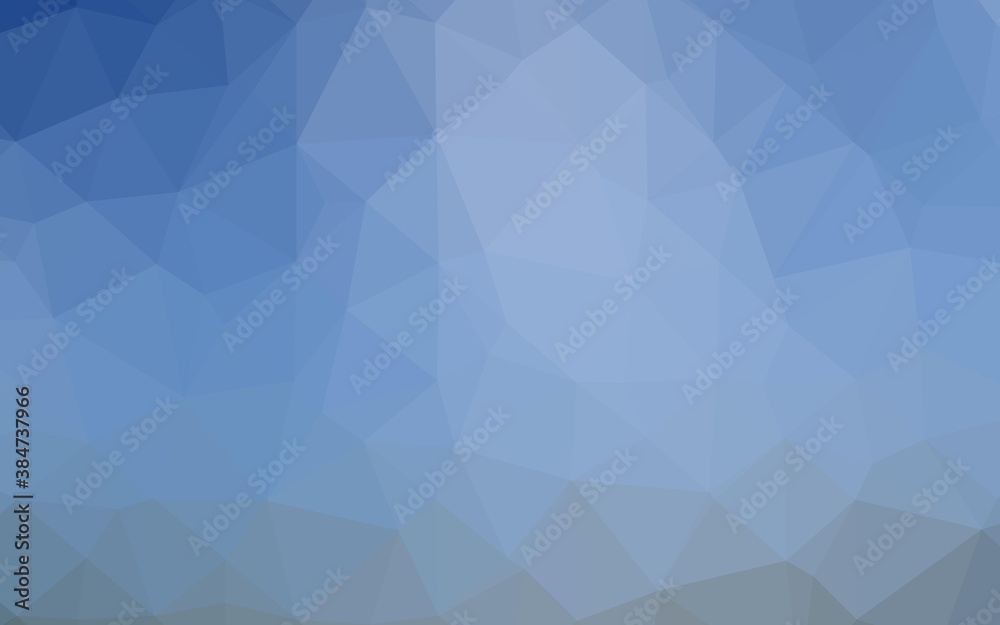 Light BLUE vector blurry triangle pattern.