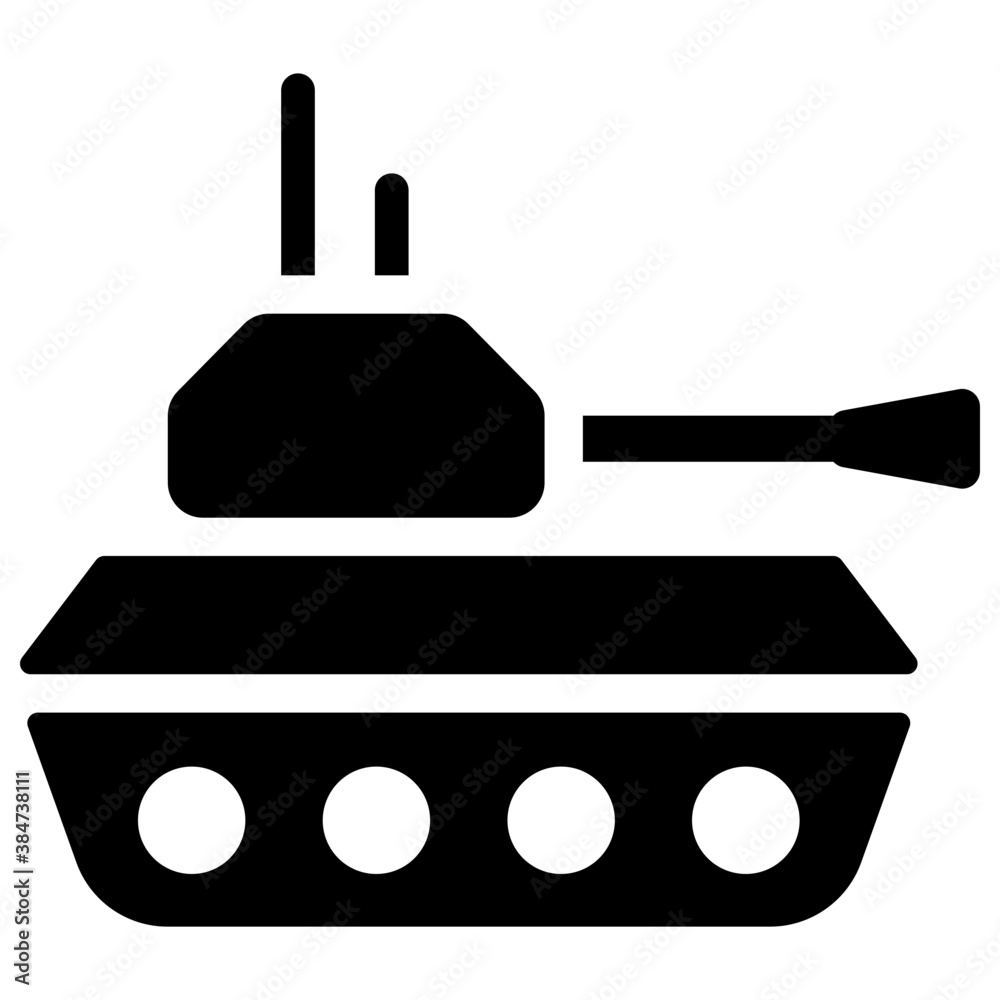 Obraz premium An army tank used by military persons 