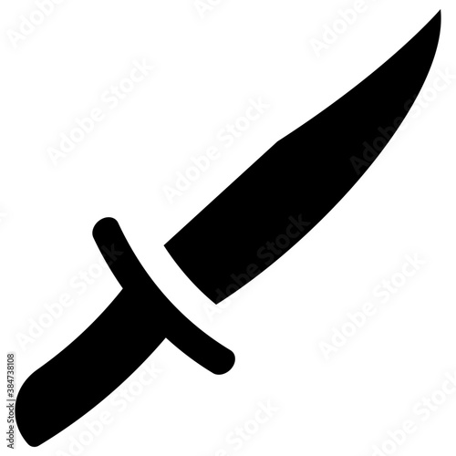 
Knife used as a hunting as well as as a kitchen utensil 
