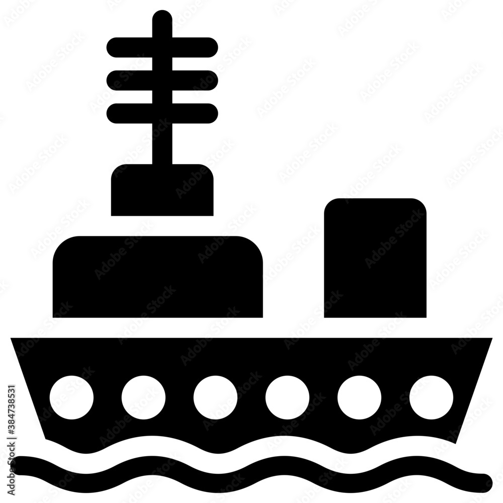 Fototapeta premium Watercraft for freight and water war