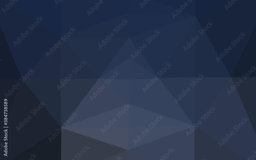 Dark BLUE vector low poly texture. Dark BLUE vector low poly texture.