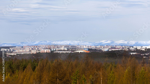 View of the city of Neryungri photo