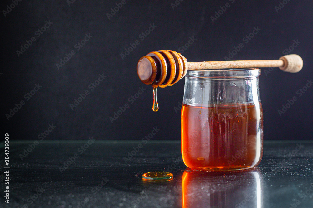 fresh honey sweet treat pour or cook dessert meal on the table tasty serving size top view copy space for text food background rustic fresh honey sweet treat pour or cook dessert meal on the table tasty serving size top view copy space for text food background rustic