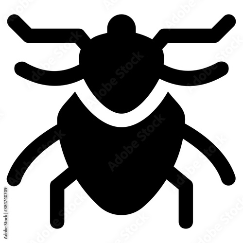 
A insect having legs depicting beetle 

