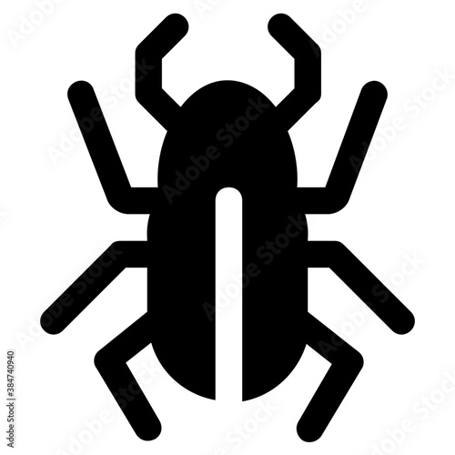 
Icon of a insect having antena and long legs depicting clover stem

