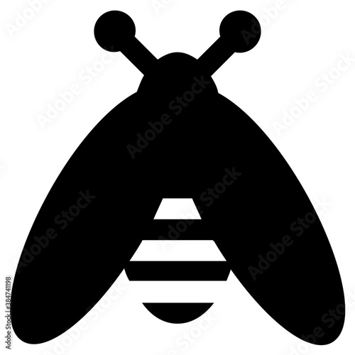 
Icon of a insect having antena and long legs depicting clover stem

