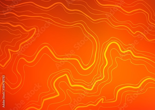 Light Orange vector background with straight lines.