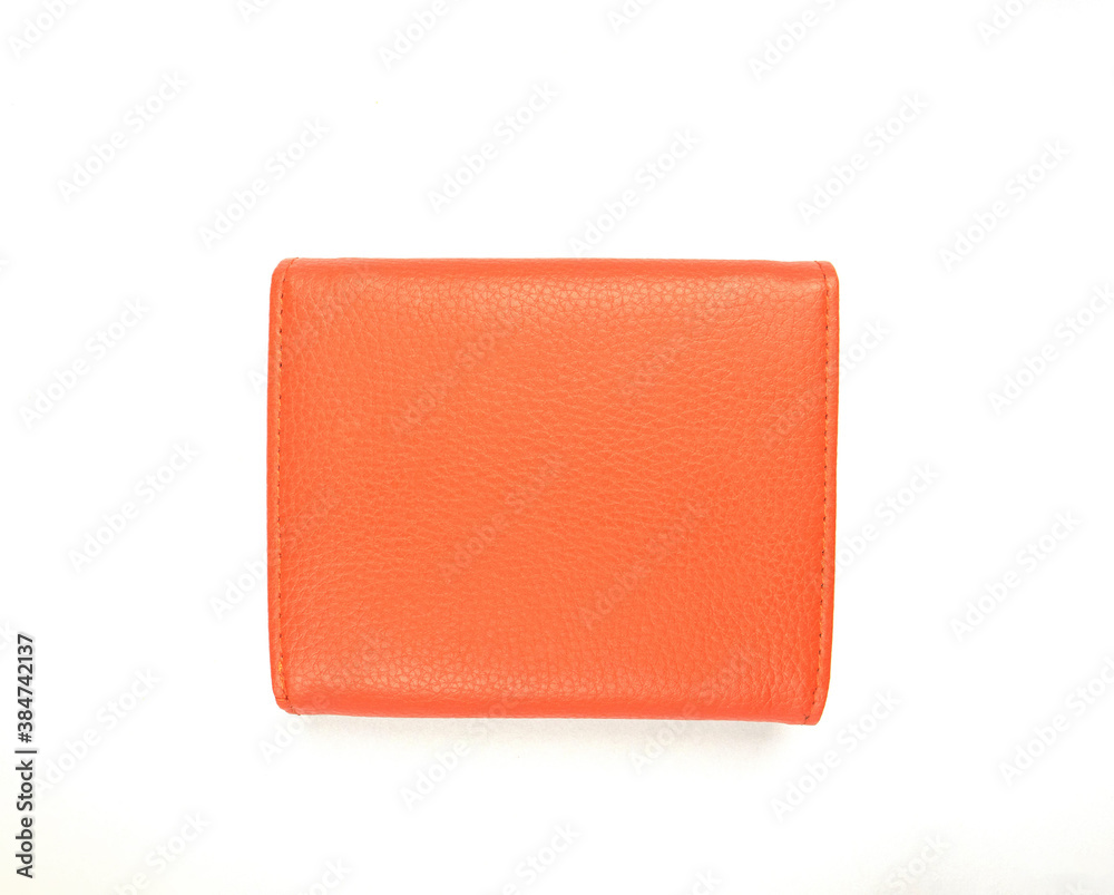 orange leather wallet orange leather wallet