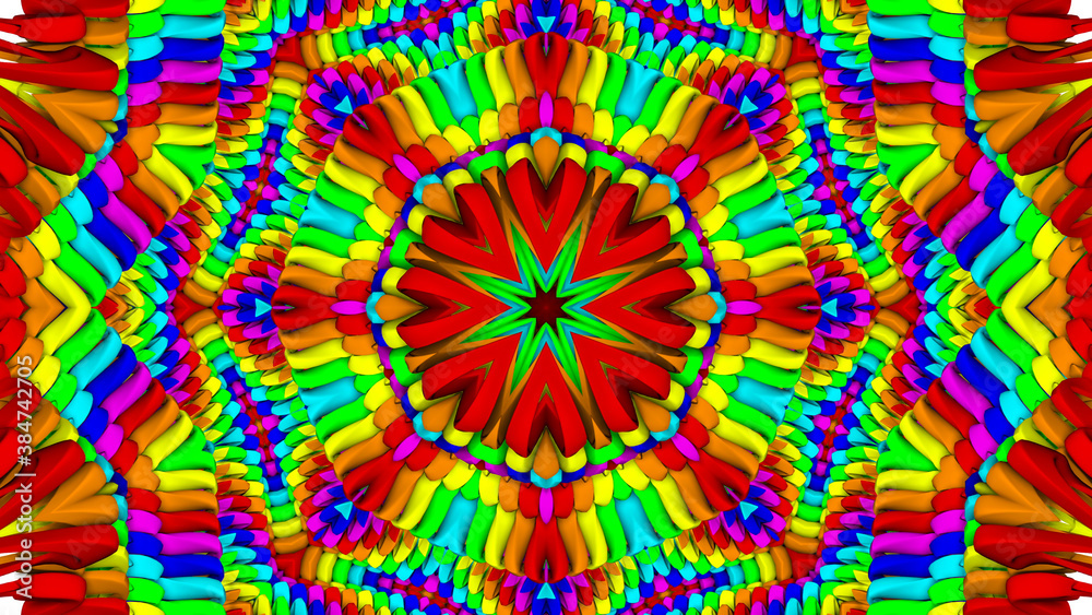 abstract background. multicolored kaleidoscope patterns. 3d render illustration abstract background. multicolored kaleidoscope patterns. 3d render illustration