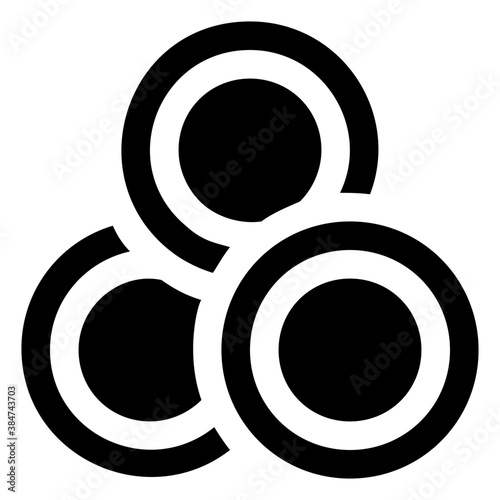 

Icon design of circle intersection
