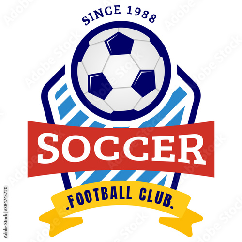  A soccer champions badge for achievement  