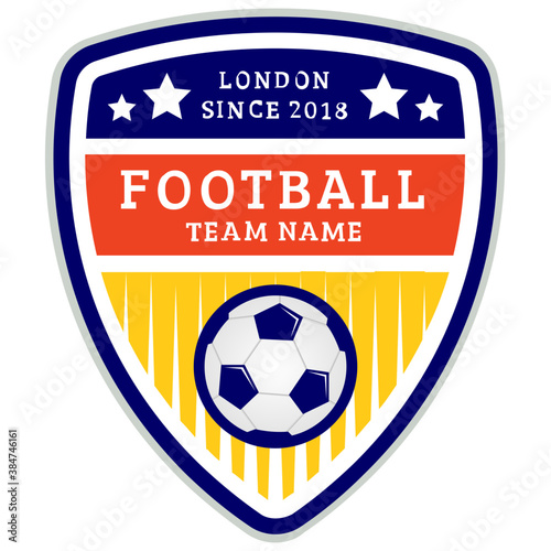  A soccer champions badge for achievement 