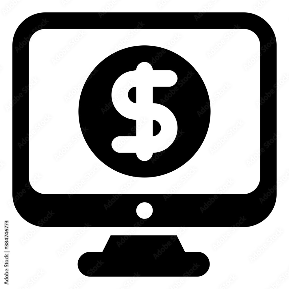 A simple glyph icon design of web layout
A simple glyph icon design of web layout