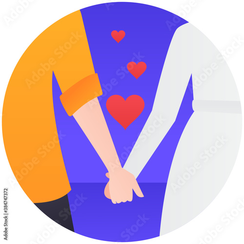 
A couple together showing love and care 
