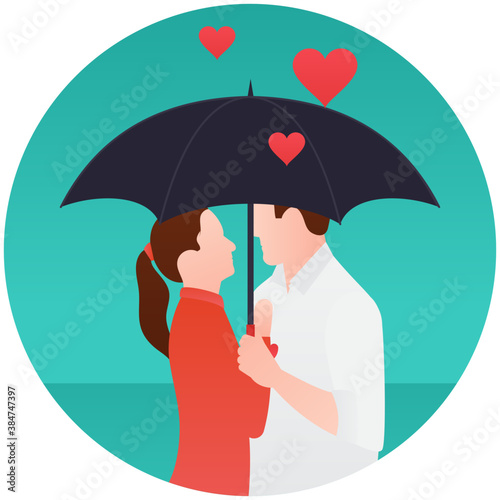 
A couple together showing love and care 

